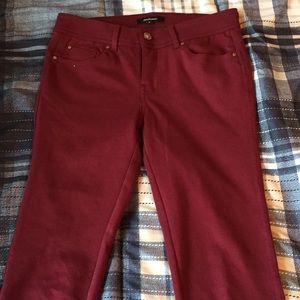 Burgundy pants